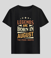 Born in August Half Sleeve T-Shirt